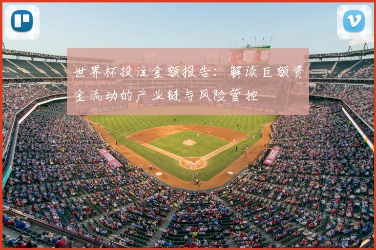世界杯投注金额报告：解读巨额资金流动的产业链与风险管控